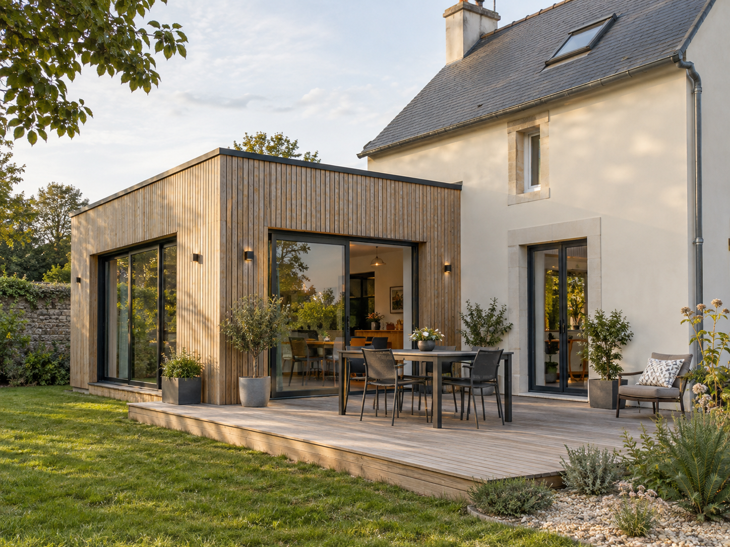Illustration générée — Extension & rénovation